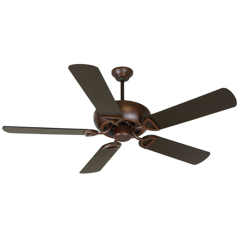 Leeward 52``Ceiling Fan in Oiled Bronze Gilded