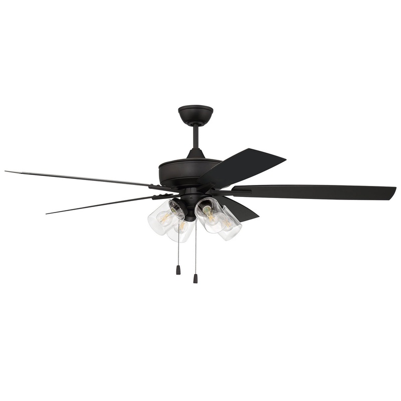 Outdoor Super Pro 104 60``Outdoor Ceiling Fan in Flat Black