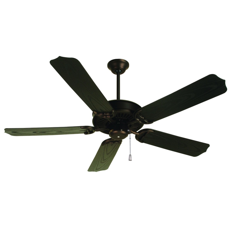 Porch Fan 44``Ceiling Fan Kit in Oiled Bronze
