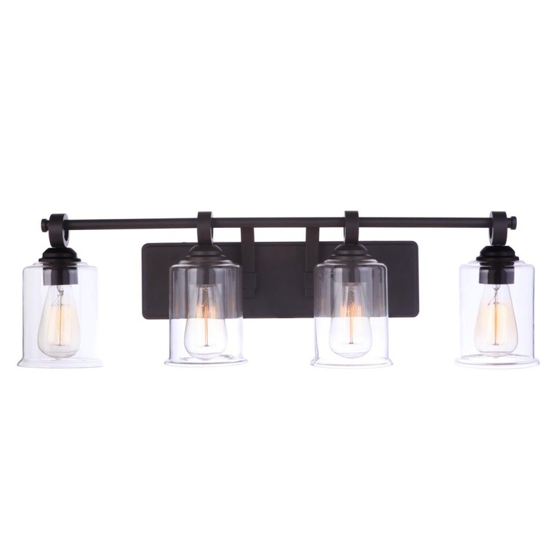 Romero Four Light Vanity in Espresso