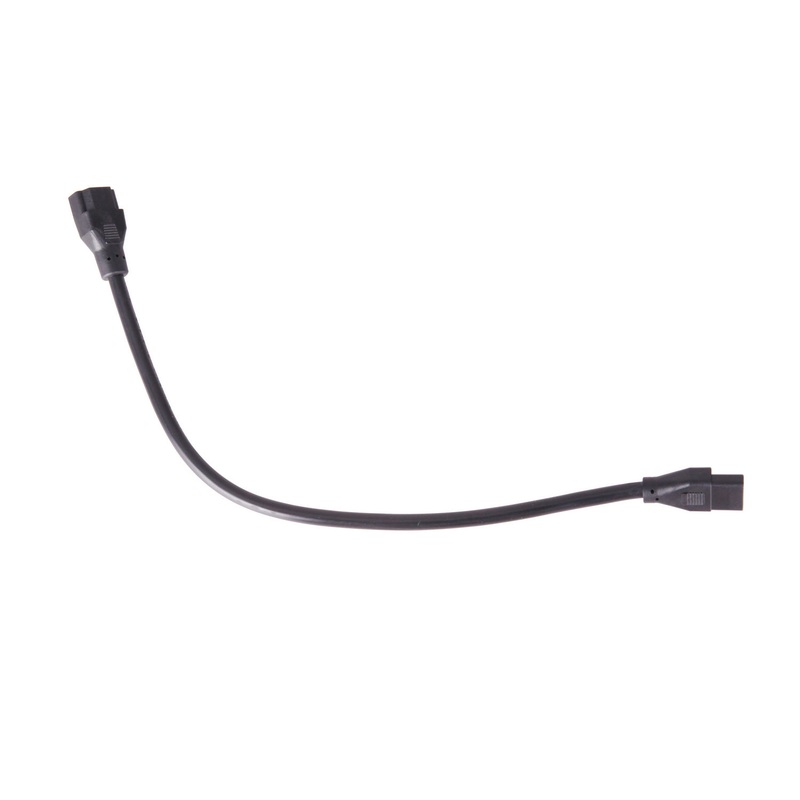 Under Cabinet Light Bars Connector Cord in Black