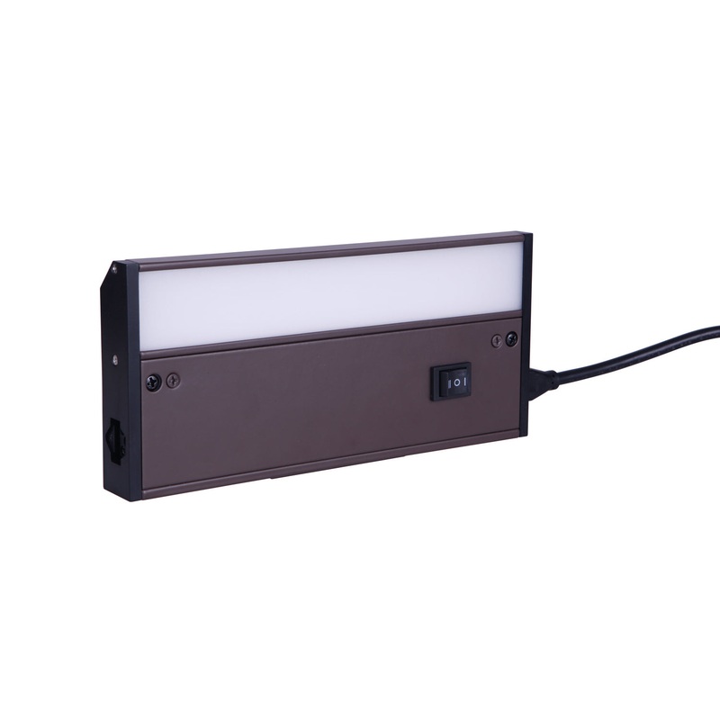 Under Cabinet Light Bars LED Under Cabinet Light Bar in Bronze