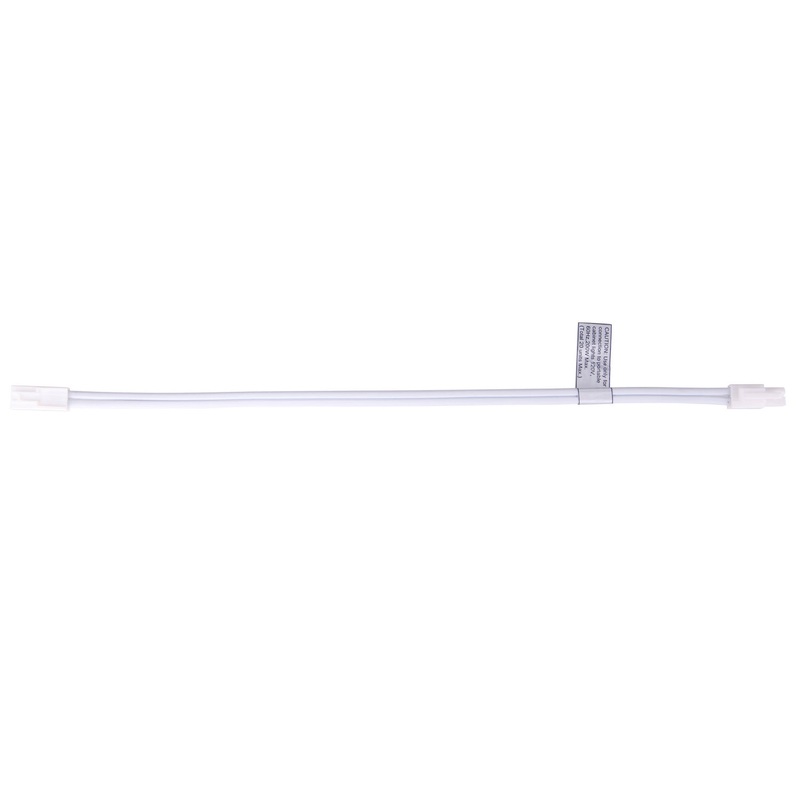 Under Cabinet Puck Connector Cord in White