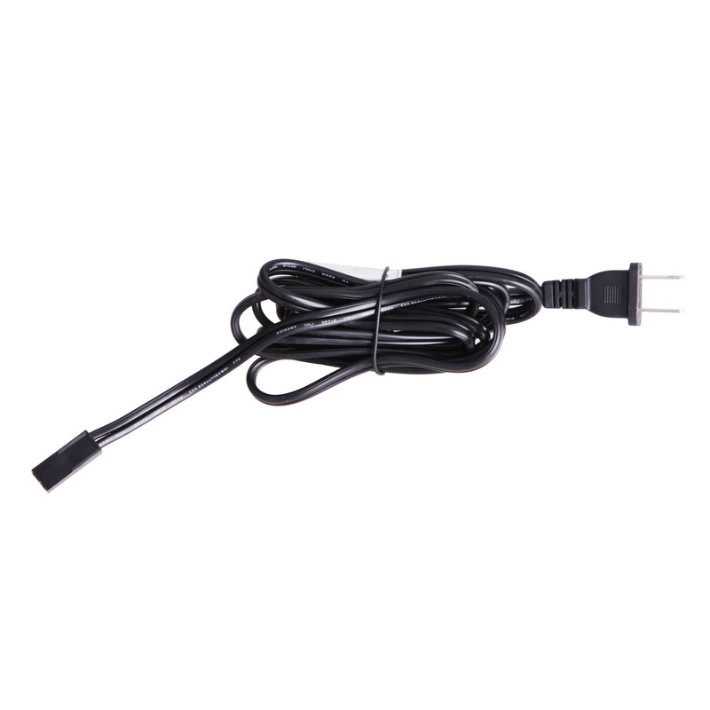 Under Cabinet Puck Cord and Plug in Black