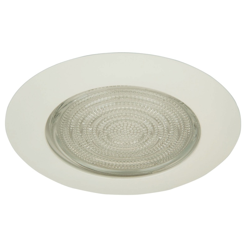 Accessories Metal Shower Trim in White