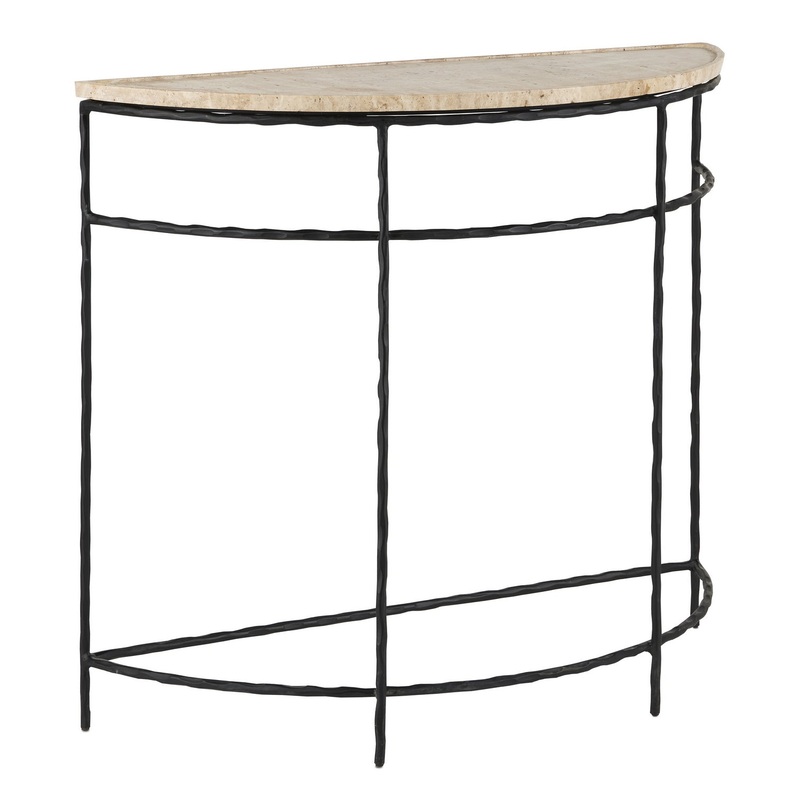 Demi-Lune in Natural/Black