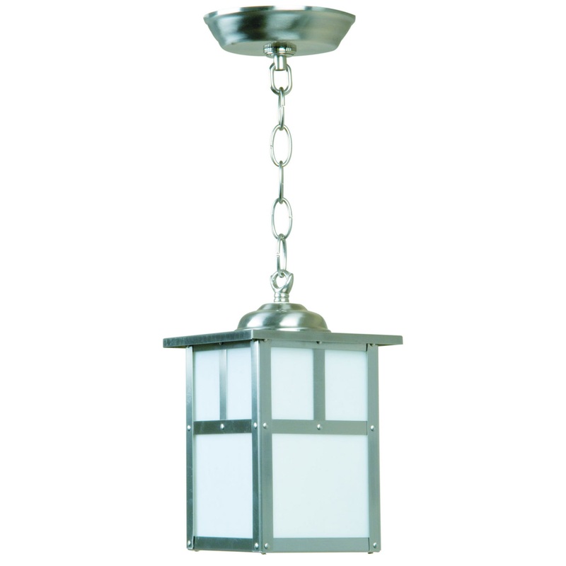 Mission One Light Pendant in Stainless Steel