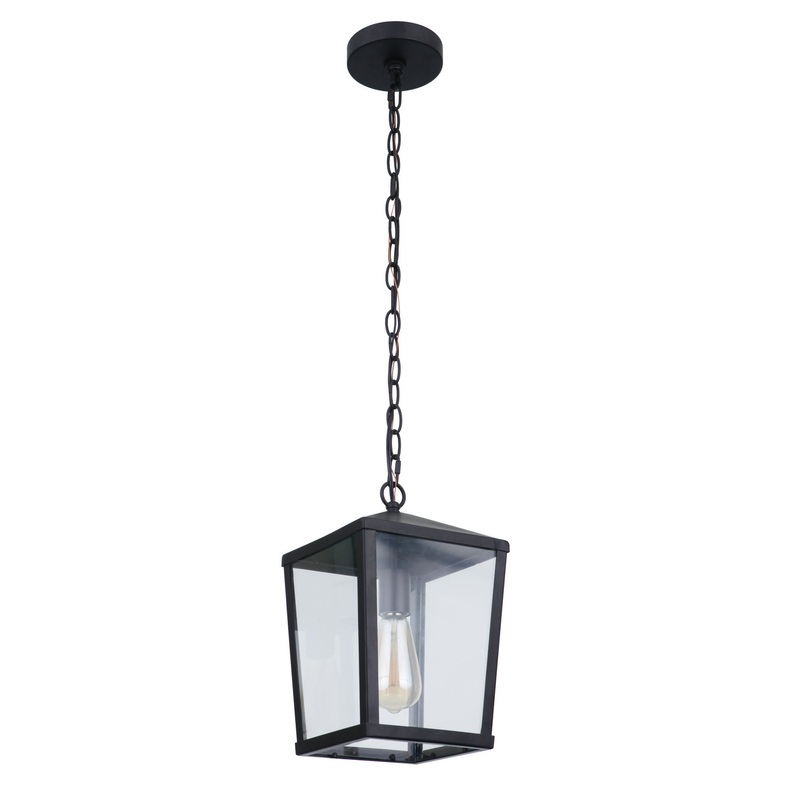 Olsen One Light Outdoor Pendant in Midnight