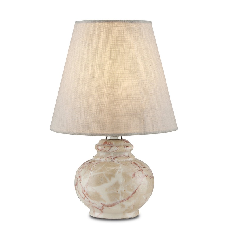 One Light Table Lamp in Pink
