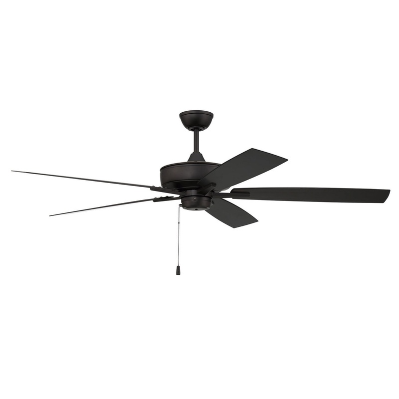 Outdoor Super Pro 60 60``Ceiling Fan in Flat Black