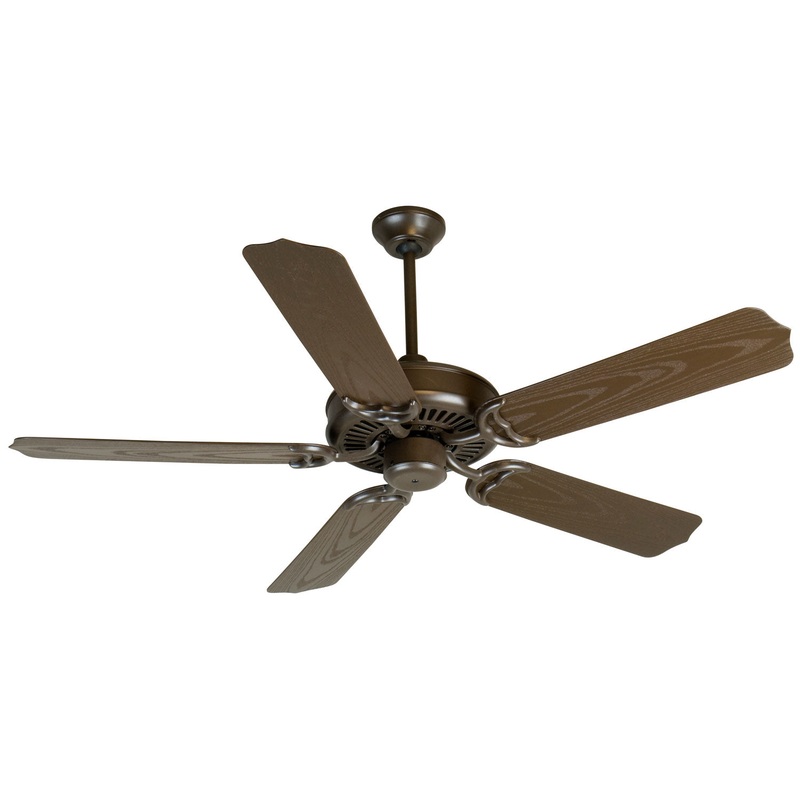Porch Fan 52``Ceiling Fan in Brown