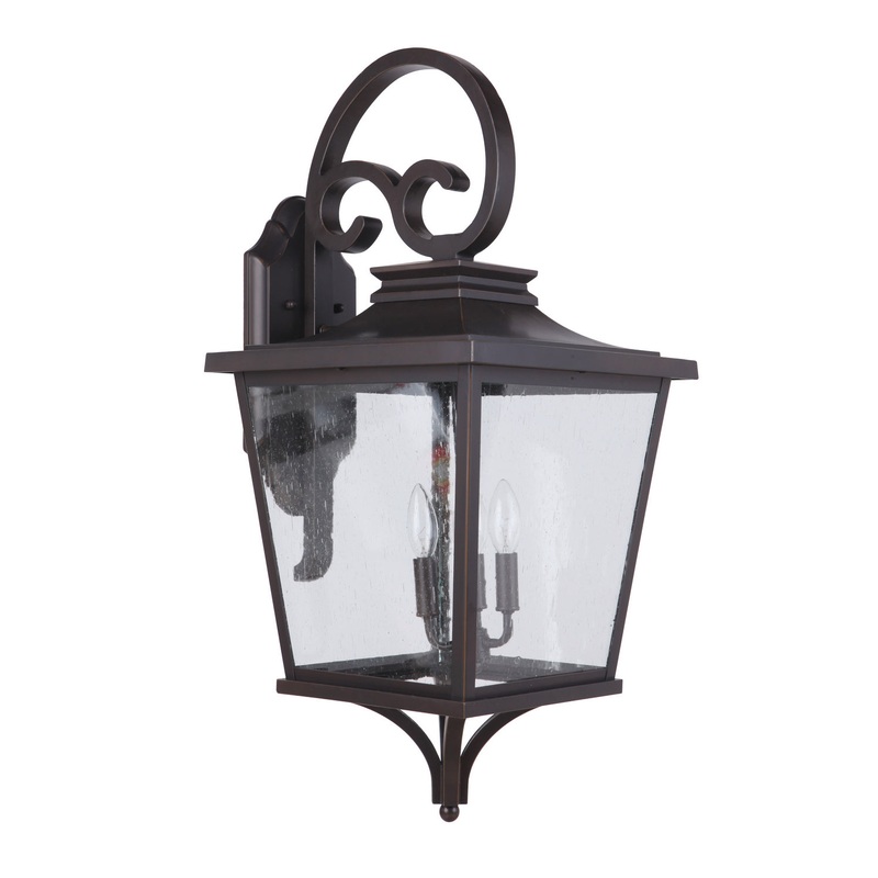Tillman Three Light Outdoor Lantern in Dark Bronze Gilded