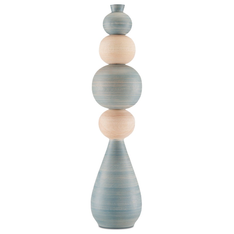 Vase in Blue/Natural