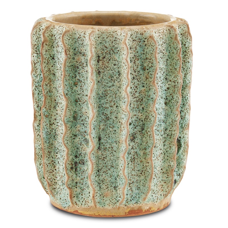 Vase in Moss Green