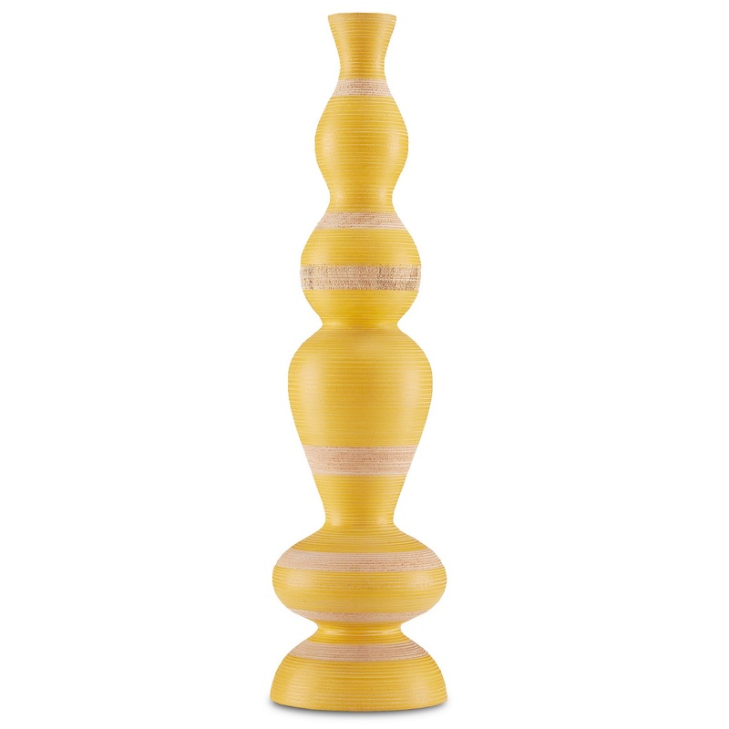 Vase in Yellow/Natural