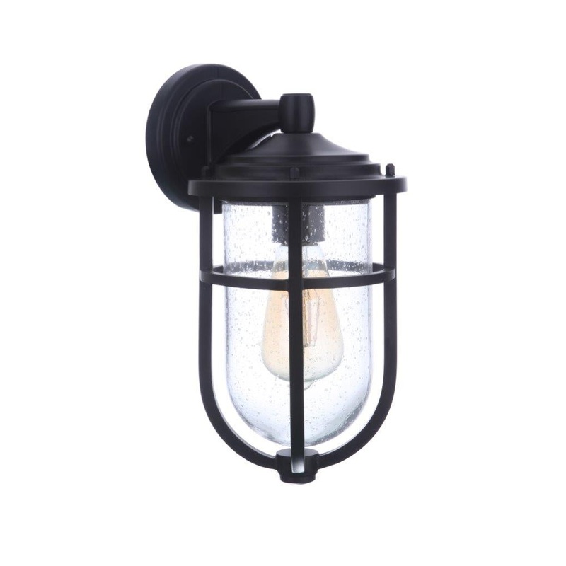 Voyage One Light Outdoor Lantern in Midnight