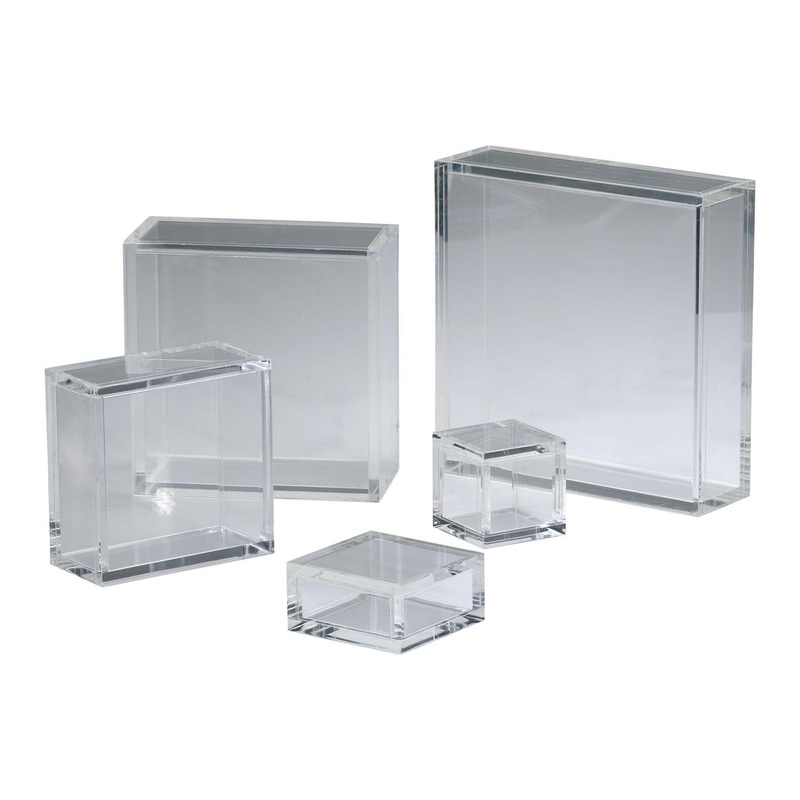 Acrylic Pedestal Pedestal in Clear