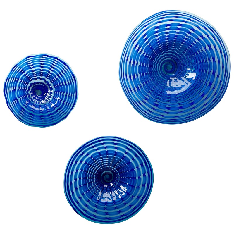 Aurora Plate in Blue