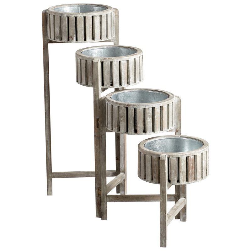 Cascade Planter in Antique White