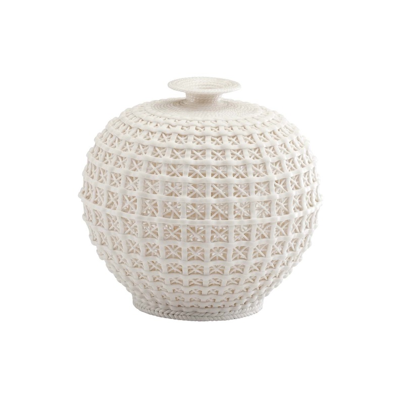 Diana Vase in Matte White