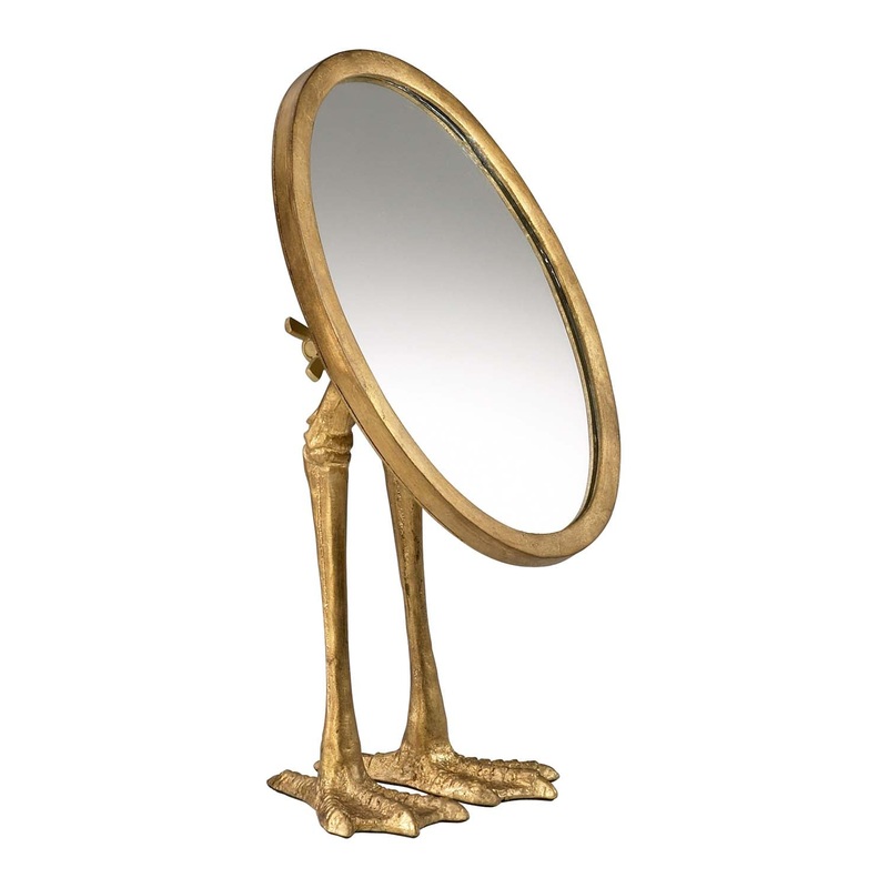 Duck Leg Sculpture in Gold