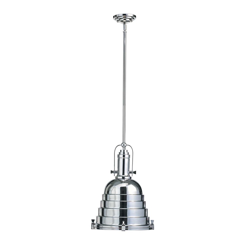 Elliott One Light Pendant in Chrome