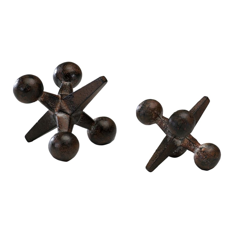 Jack Sculpture in Antiqued Rust