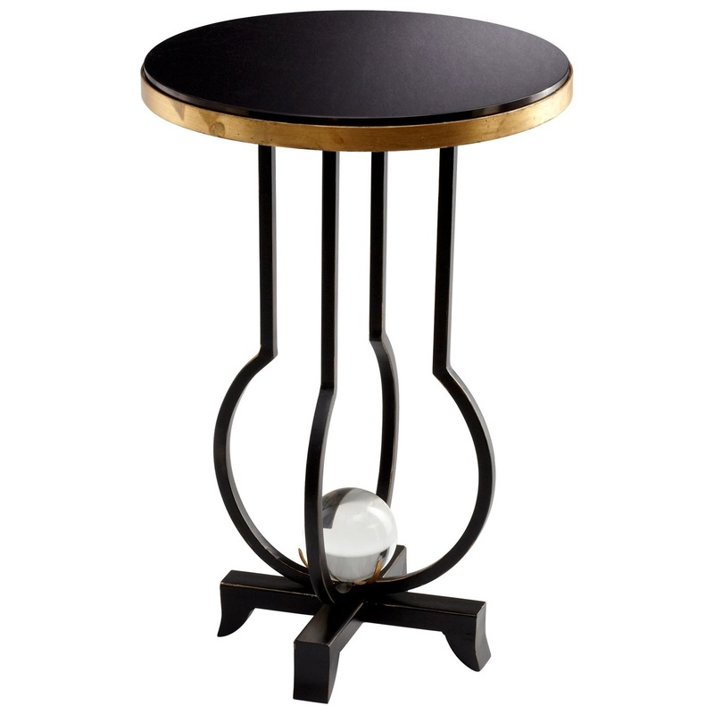 Jacques Table in Old World And Gold