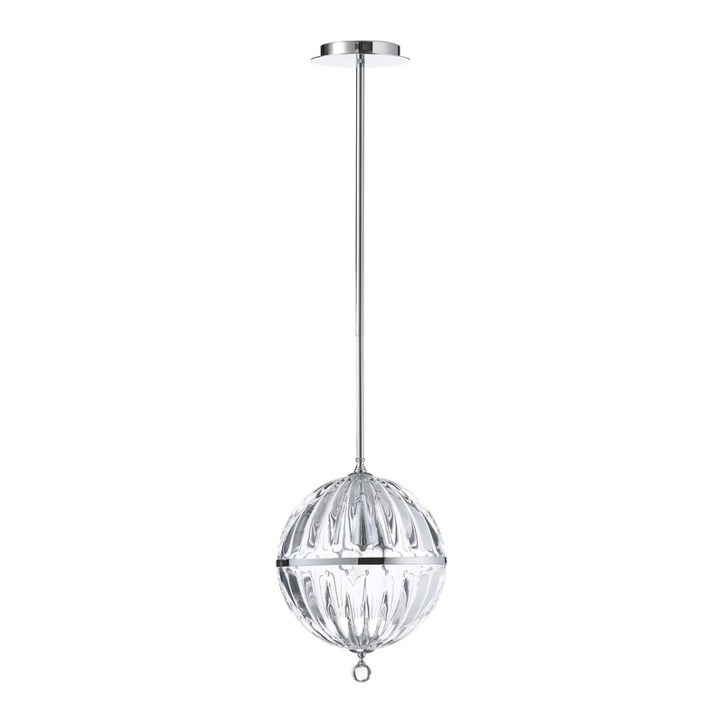 Janus One Light Pendant in Chrome