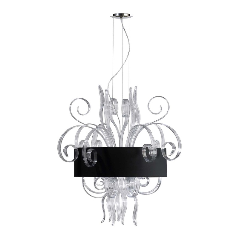 Jellyfish Eight Light Pendant in Chrome