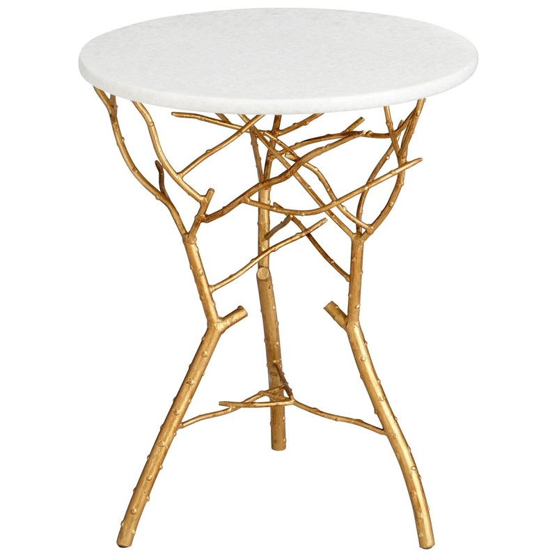 Langley Table in Gold Leaf