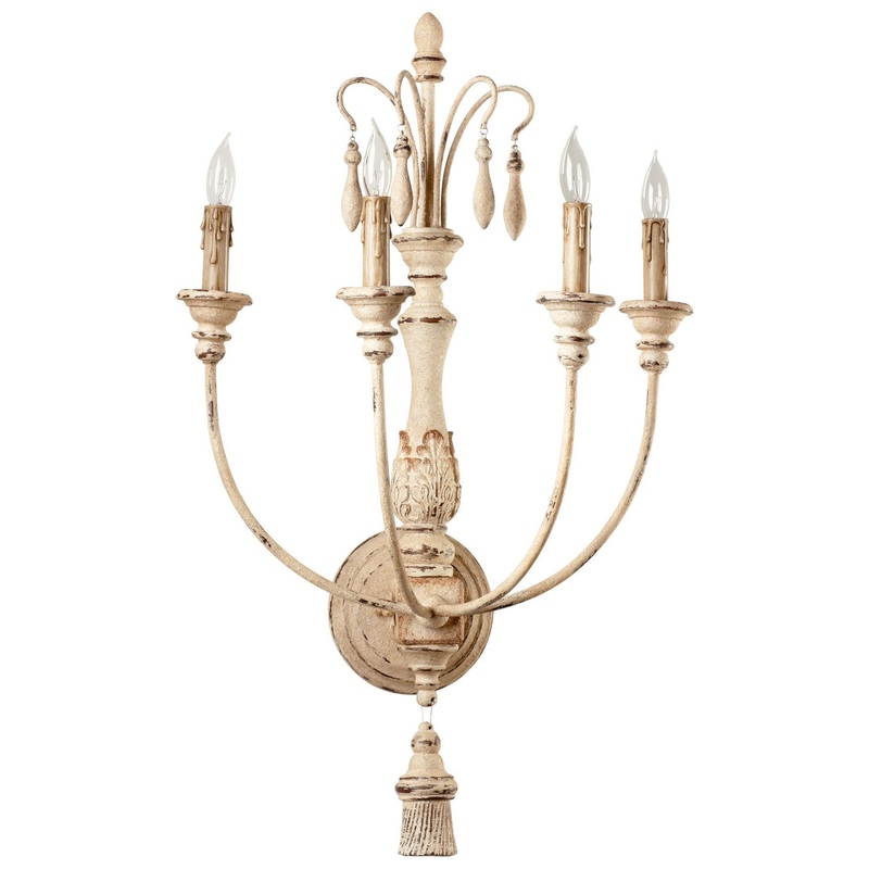 Maison Four Light Wall Bracket in Persian White
