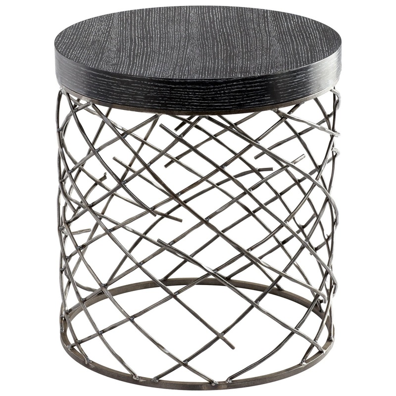 Marlow Table in Raw Steel