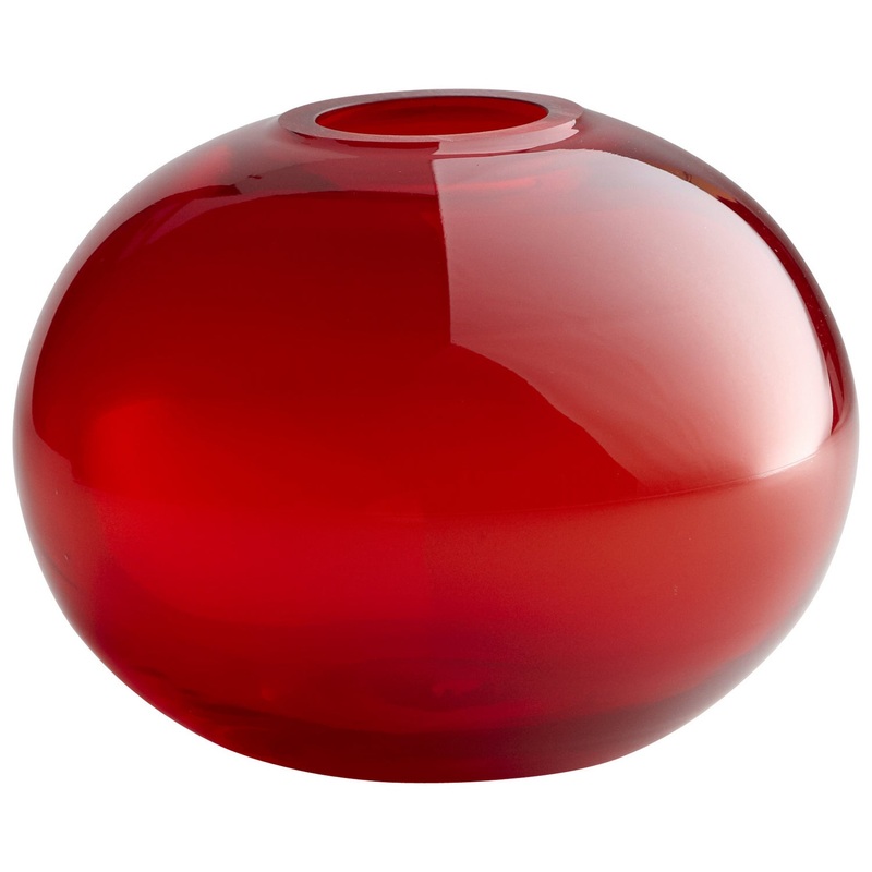 Pod Vase in Red