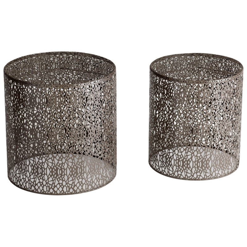 Portman End Tables in Graphite
