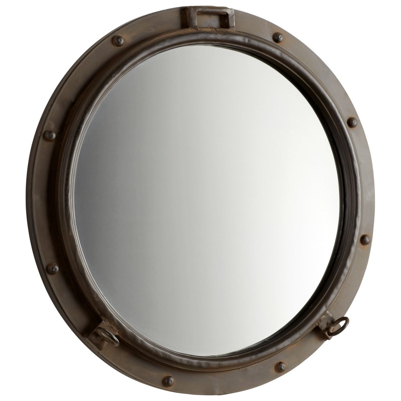 Porto Mirror in Rustic Bronze