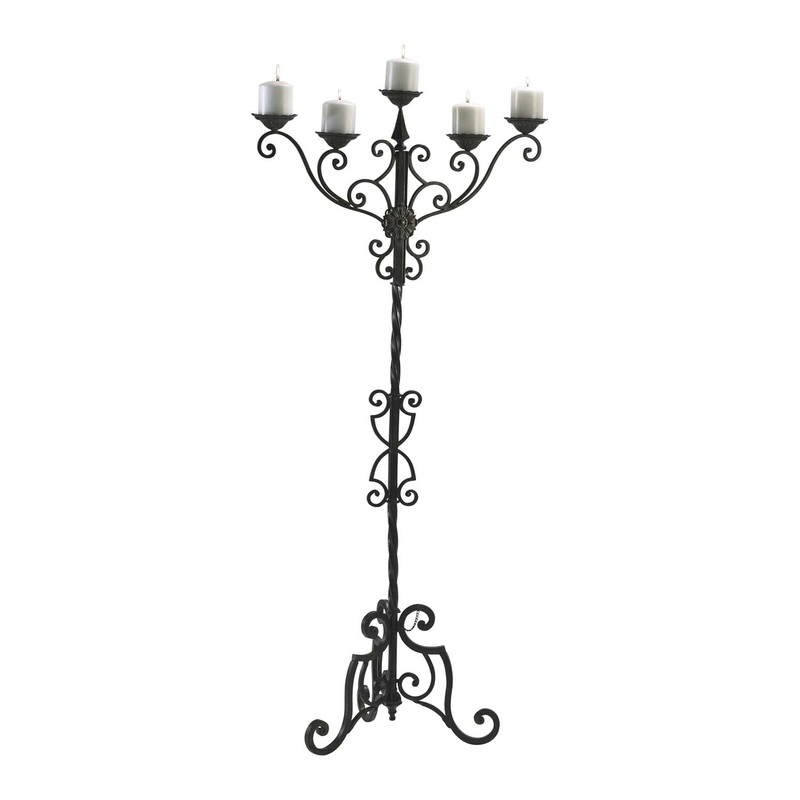 Rialto Candelabra in Antique Patina