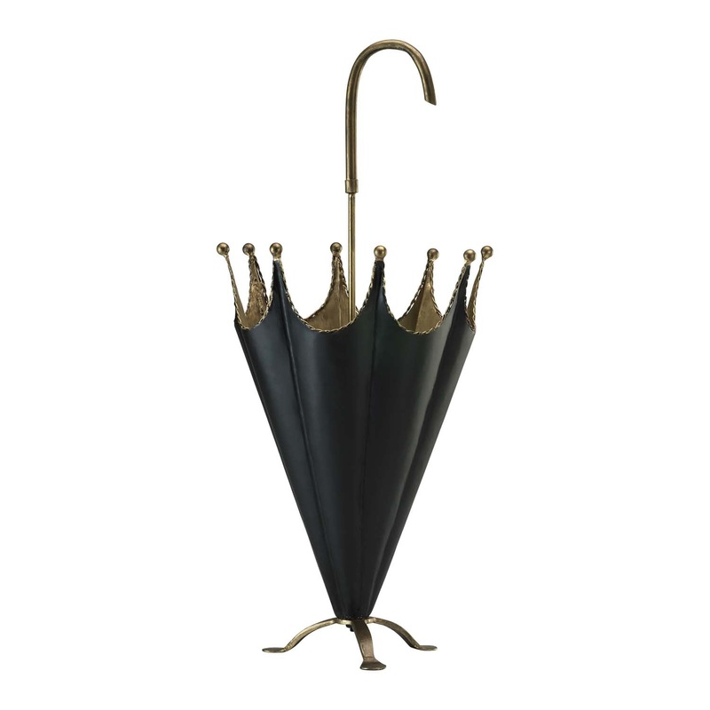 Umbrella Stand Umbrella Holder in Gold And Black