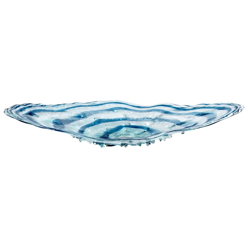 Abyss Plate in Blue/Clear