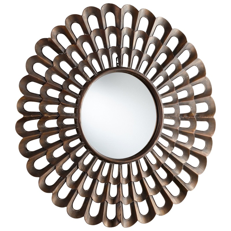 Agoura Mirror in Bronze
