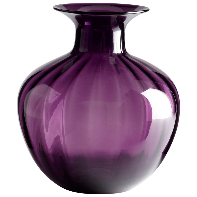 Alessandra Vase in Purple