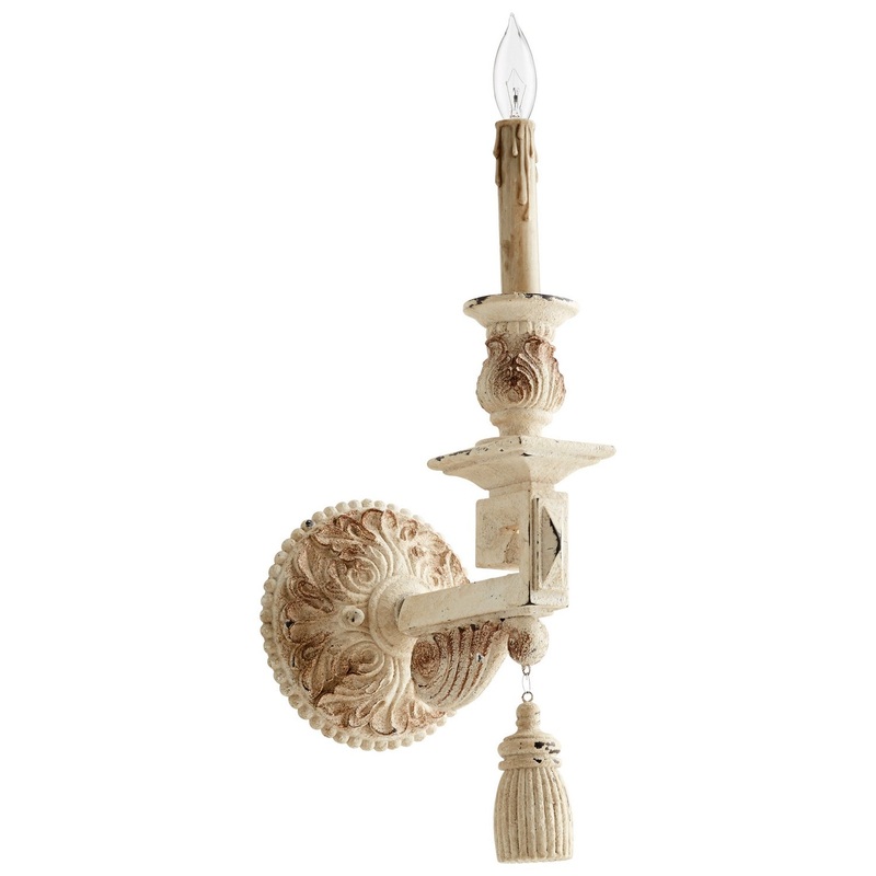 Brenton One Light Wall Bracket in Persian White