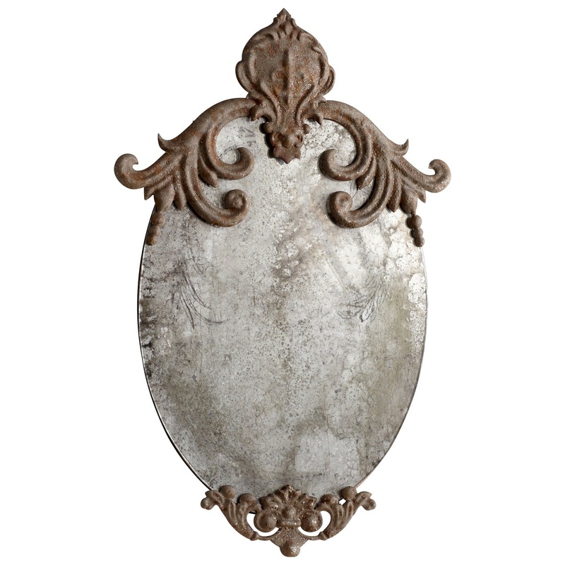 Charlemagne Mirror in Rustic