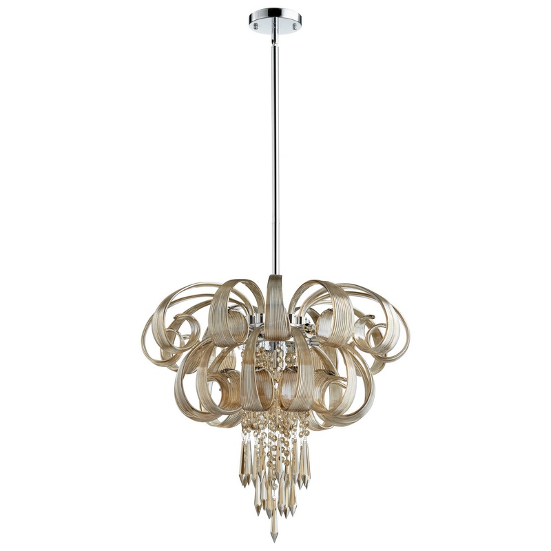 Cindy Lou Who Nine Light Chandelier in Chrome