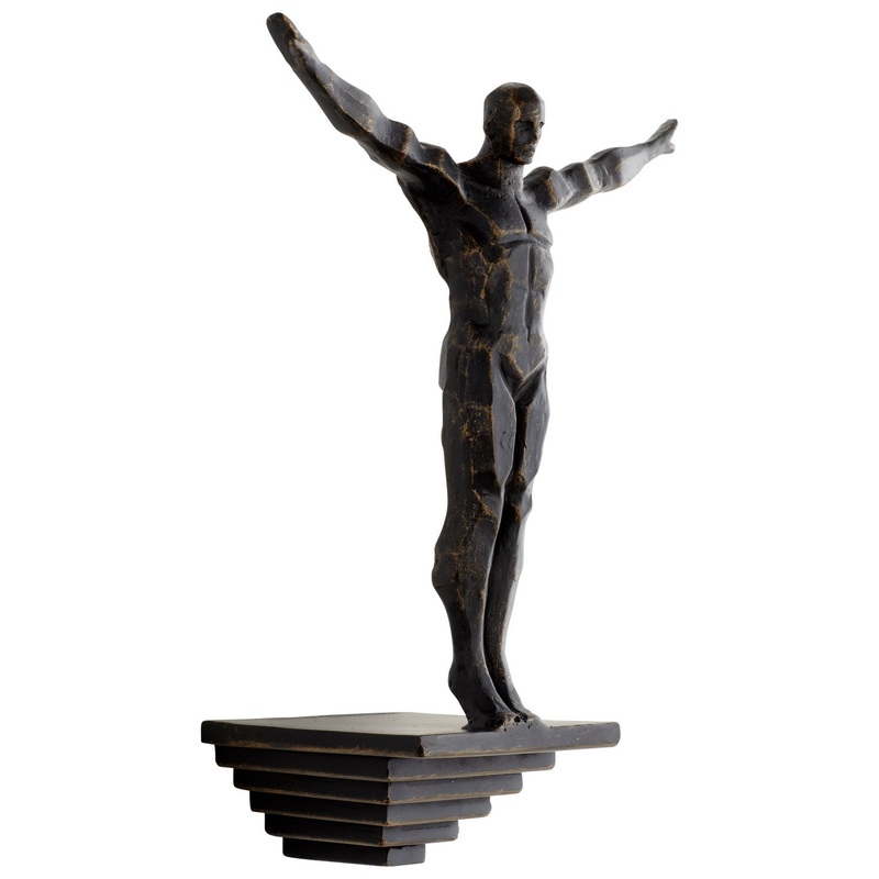 Diver Sculpture in Old World
