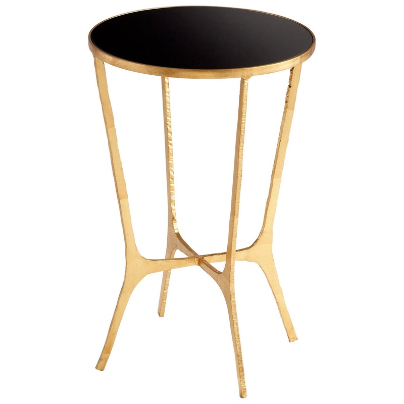 Floyd Glass Table in Gold