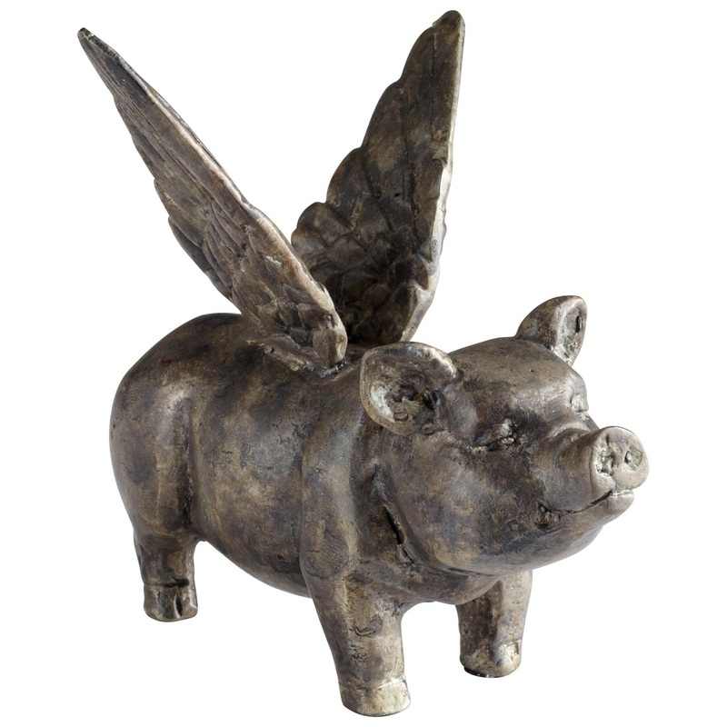 Floyd Pig Sculpture in Painted Acid