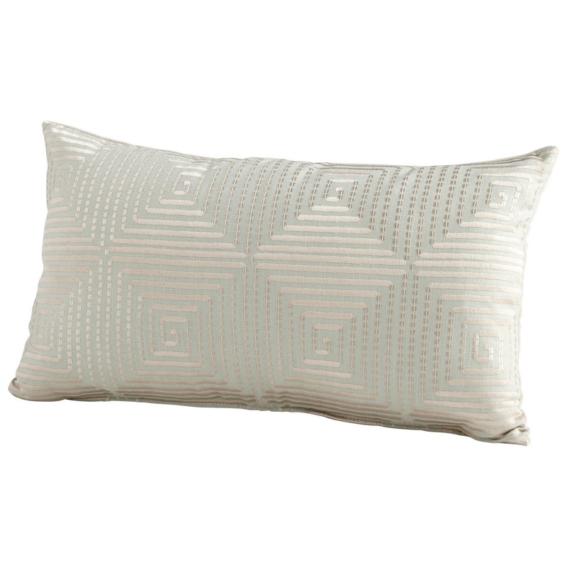Harlequin Shine Pillow in Sage Green