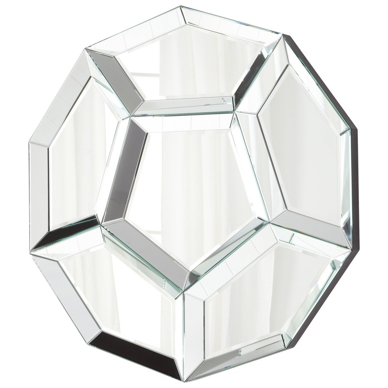 Hawaiian Garden Mirror in Clear