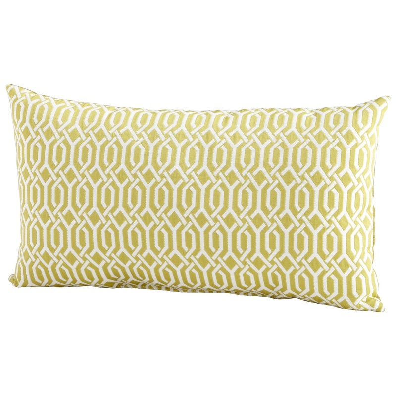Interlochen Pillow in Lime Green
